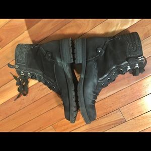 Earth summit hiking combat moto boot